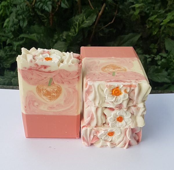 Peaches Goats milk Soap